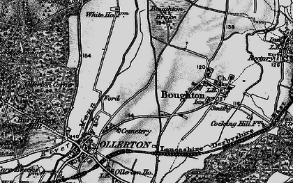 Old map of New Ollerton in 1899
