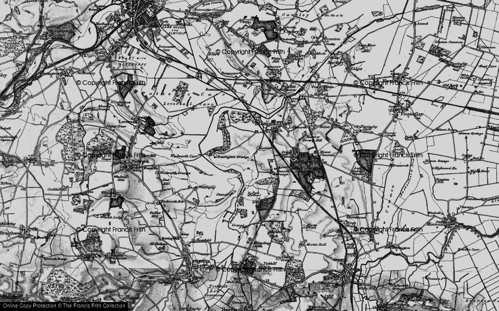 Old Map of Historic Map covering Wellingley in 1895