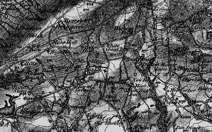Old map of New Row in 1896