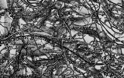 Old map of New Scarbro in 1898