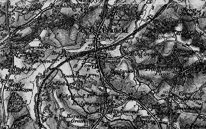 Old map of New Town in 1895