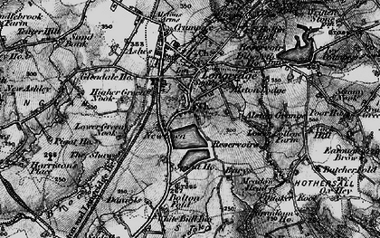 Old map of Bolton Fold in 1896