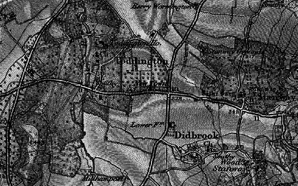 Old map of New Town in 1896