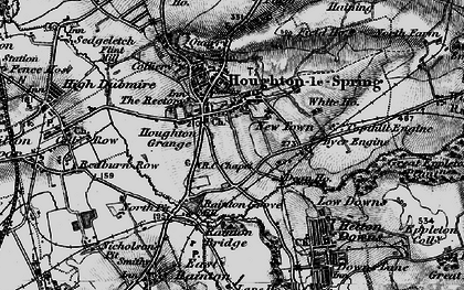 Old map of New Town in 1898