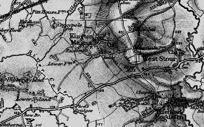 Old map of New Town in 1898