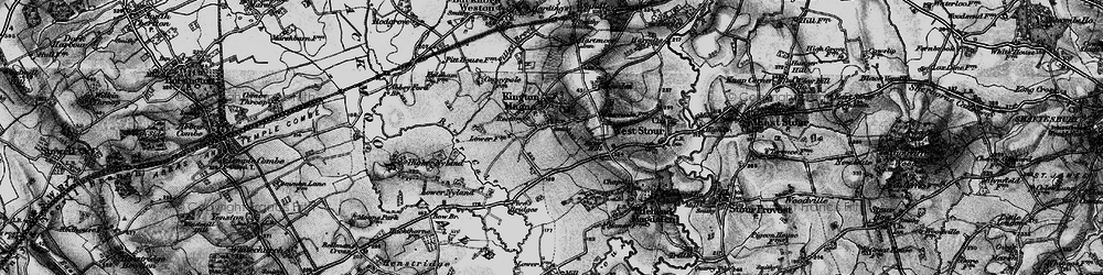 Old map of New Town in 1898