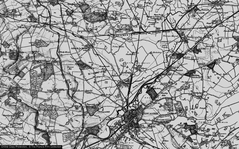 Old Map of New Village, 1895 in 1895