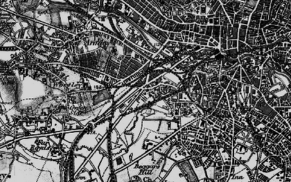 Old map of New Wortley in 1896