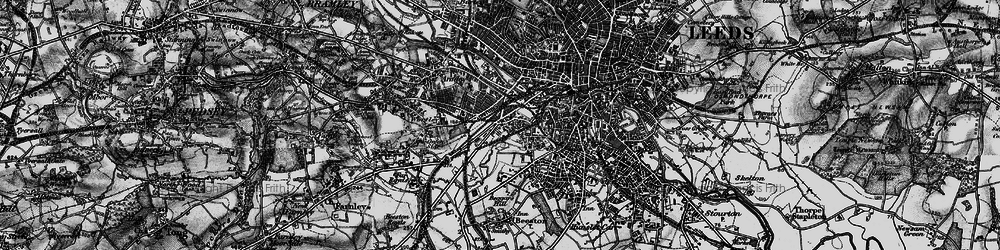 Old map of New Wortley in 1896