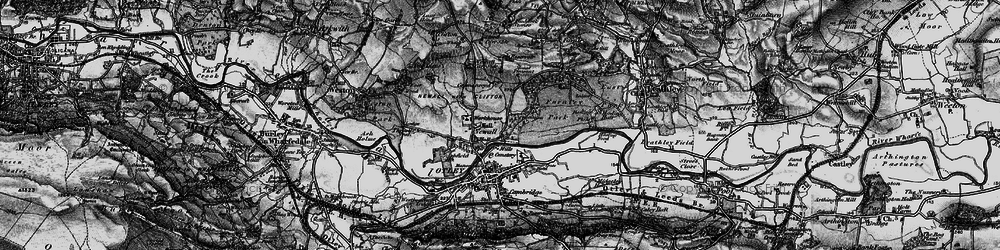Old map of Newall in 1898