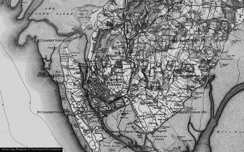 Old Map of Newbarns, 1897 in 1897