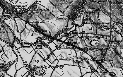 Old map of Newbiggin in 1897