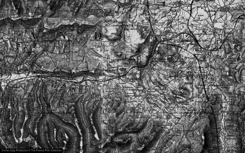 Old Map of Newbiggin-on-Lune, 1897 in 1897