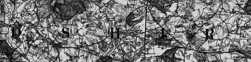 Old map of Newborough in 1898
