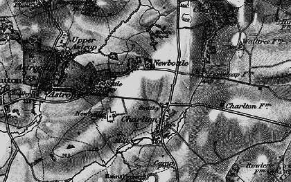 Old map of Newbottle in 1896