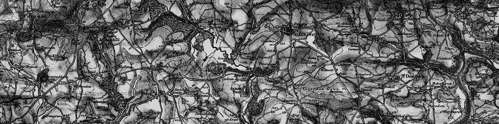 Old map of Newbridge in 1896