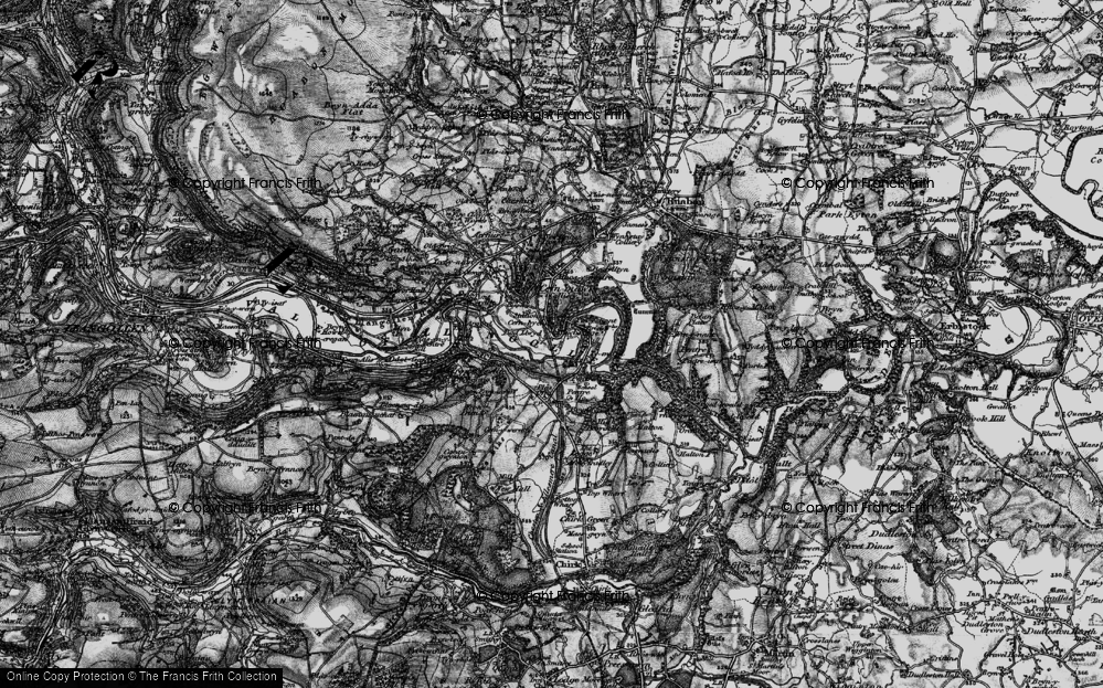 Old Map of Newbridge, 1897 in 1897