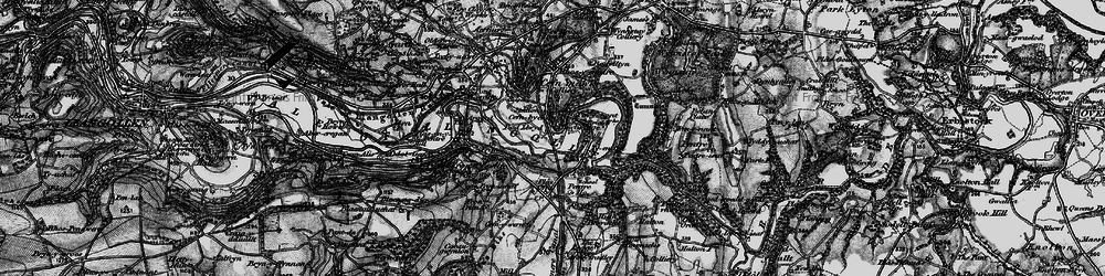 Old map of Newbridge in 1897