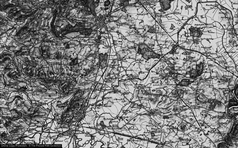 Old Map of Newbridge, 1897 in 1897