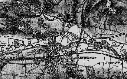 Old map of Newbury in 1895