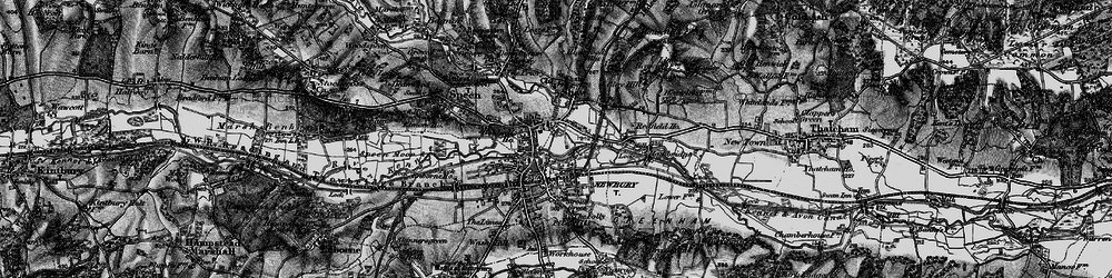 Old map of Newbury in 1895