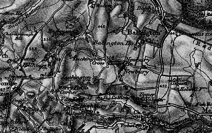 Old map of Newbury in 1898