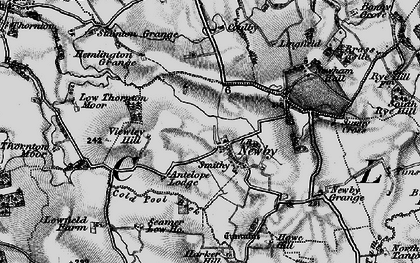 Old map of Newby in 1898