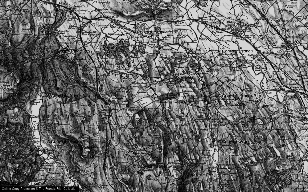 Old Map of Newby Head, 1897 in 1897