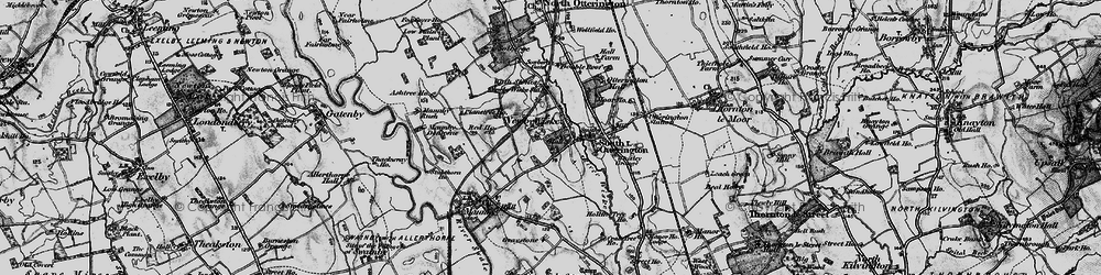 Old map of North Otterington in 1898