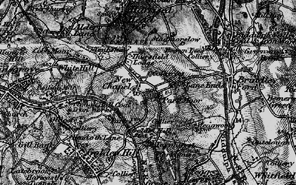 Old map of Newchapel in 1897