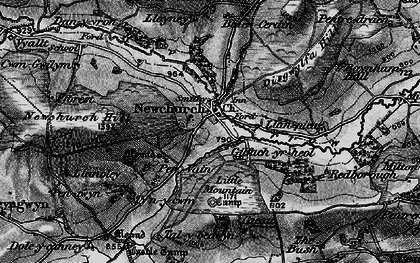 Old map of Newchurch in 1896