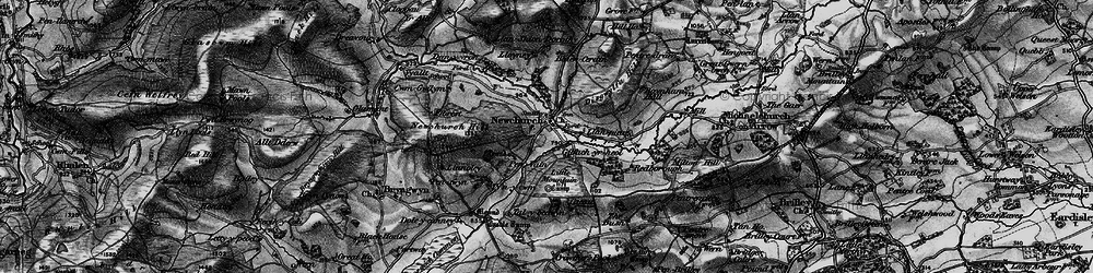 Old map of Blaencerde in 1896