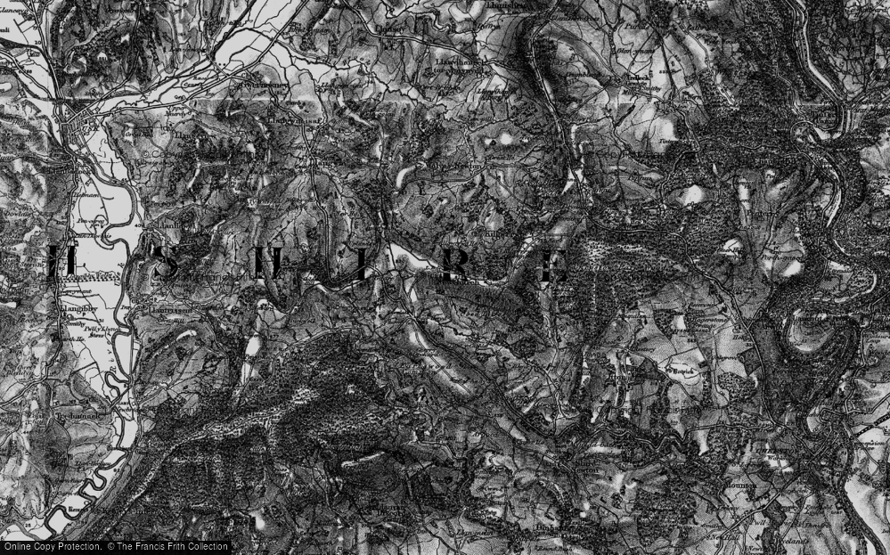 Old Map of Newchurch, 1897 in 1897