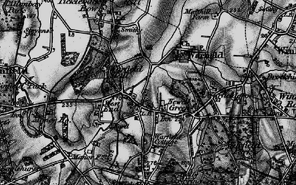 Old map of Newell Green in 1895