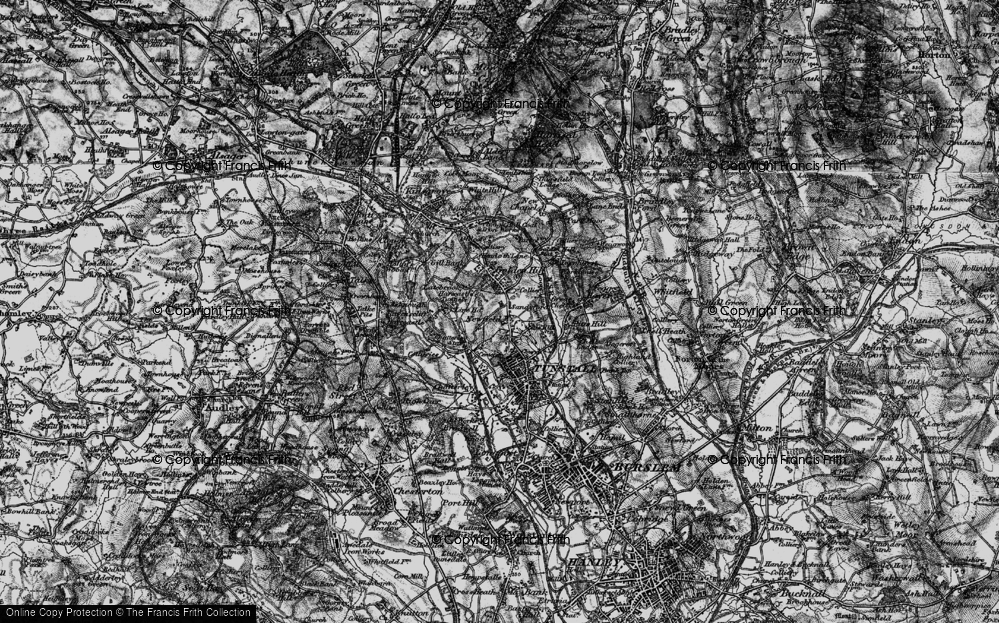 Old Map of Newfield, 1897 in 1897