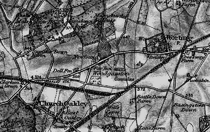 Old map of Newfound in 1895