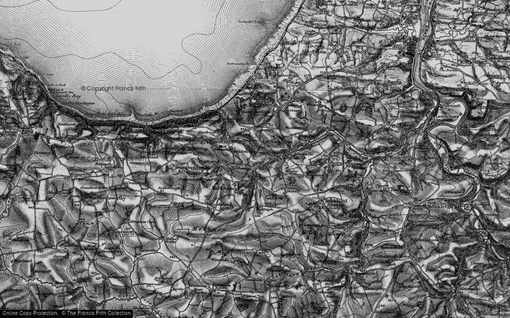 Old Map of Newhaven, 1895 in 1895