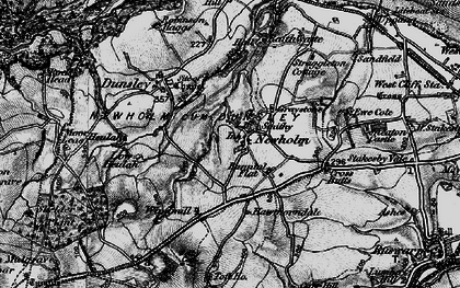 Old map of Newholm in 1898