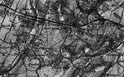 Old map of Newington in 1895