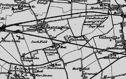 Old map of Newland in 1895
