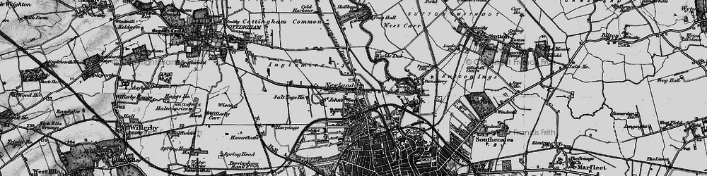 Old map of Newland in 1895