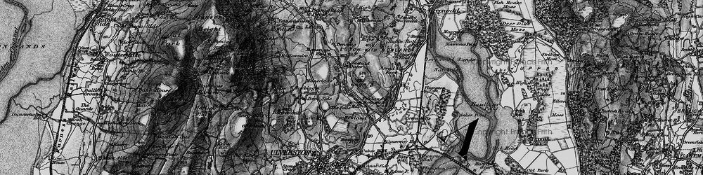 Old map of Newland Bottom in 1897
