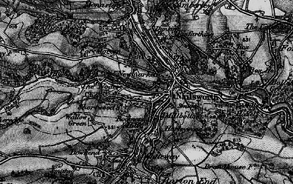 Old map of Newmarket in 1897