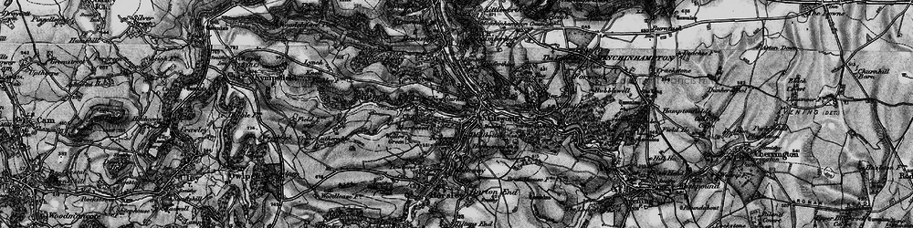 Old map of Newmarket in 1897