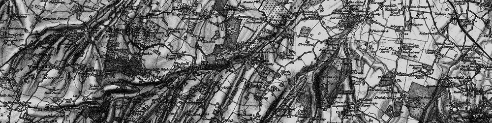 Old map of Newnham in 1895