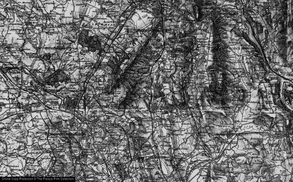 Old Map of Newpool, 1897 in 1897