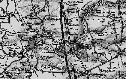 Old map of Newsham in 1896