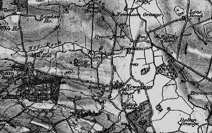 Old map of Newsham in 1897