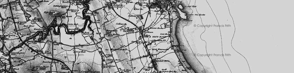 Old map of Link Ho in 1897