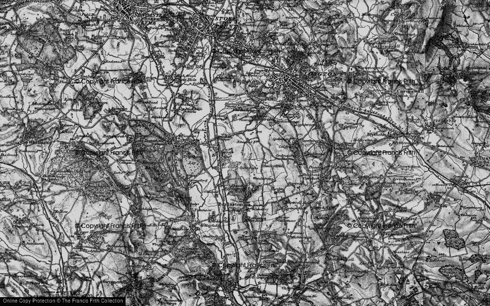 Old Map of Newstead, 1897 in 1897